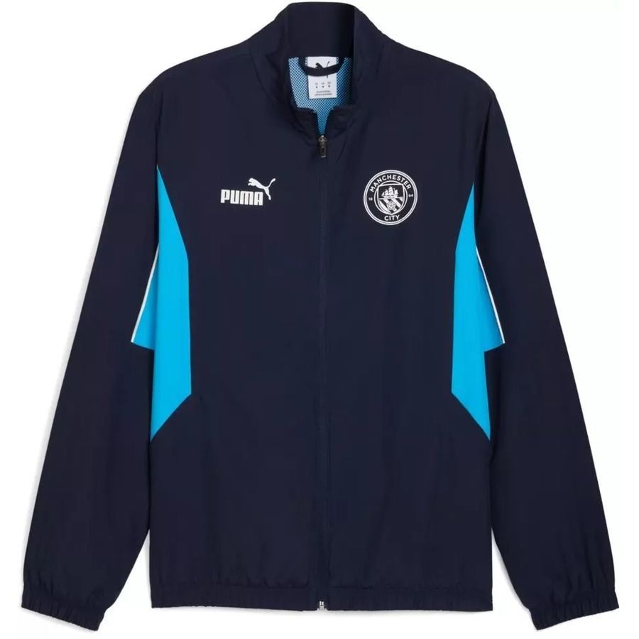 Manchester City Training Jacket FtblArchive - PUMA Navy/Team Light Blue - Men's-SoccerKits Hub | Buy Soccer Jerseys Online